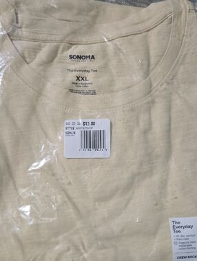 Sonoma The Everyday Tee in Pale Yellow